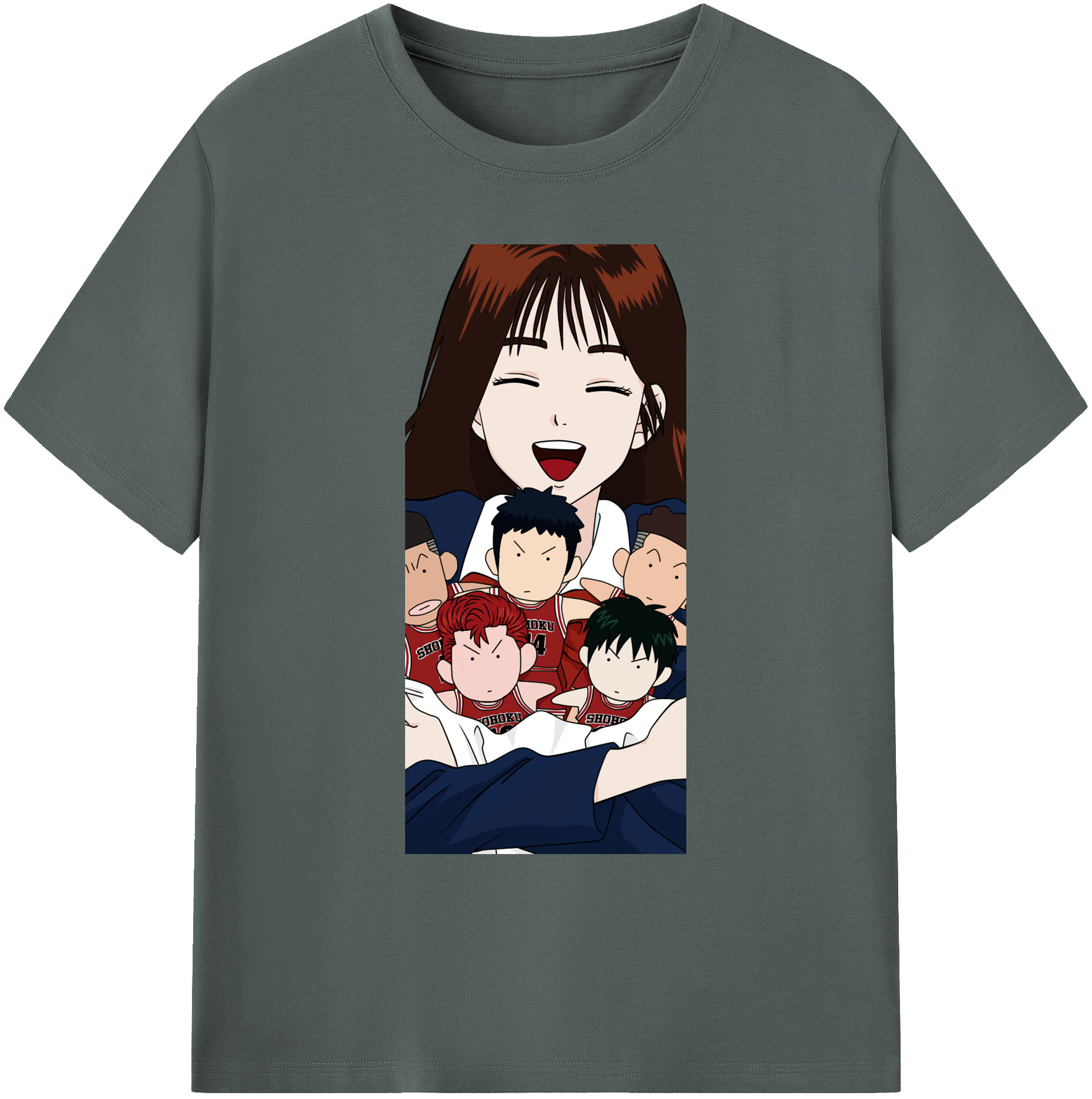 （画像用） SLAM DUNK／スラムダンク 綿100％ メンズ半袖Tシャツ｜肌触りやわらか＆通気性